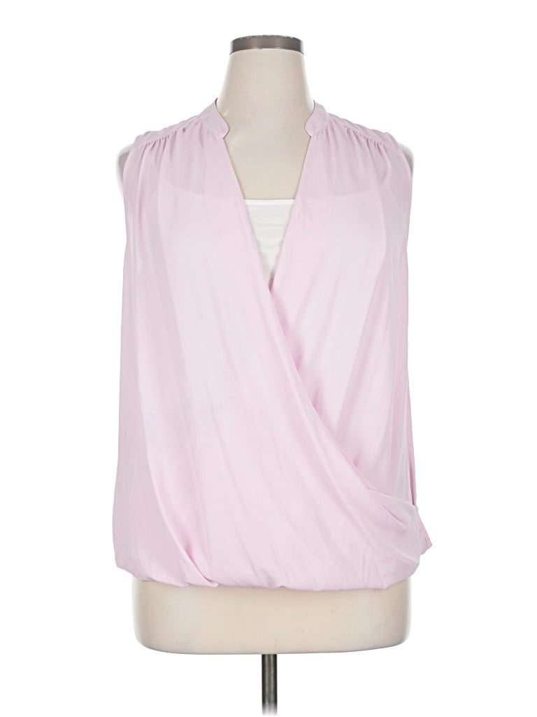 INC INTERNATIONAL CONCEPTS Pre-owned Sleeveless Blouse In Pink