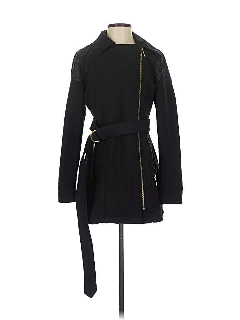 Pre-owned Michael Michael Kors Coat In Black
