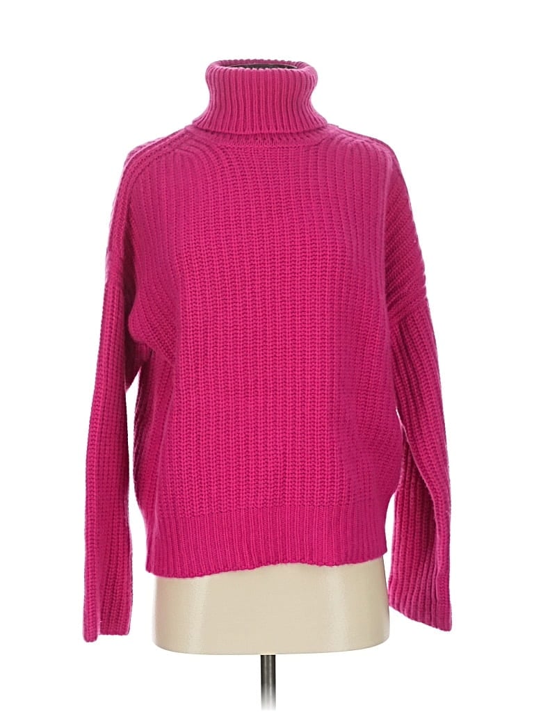 Pre-owned La Ligne Cashmere Pullover Sweater In Pink