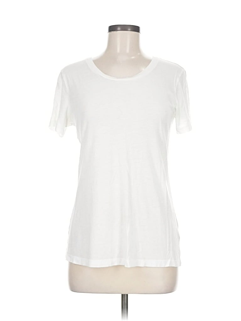 Pre-owned Theory Short Sleeve T-shirt In White