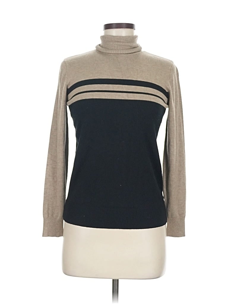 Pre-owned Joseph A Turtleneck Sweater In Brown