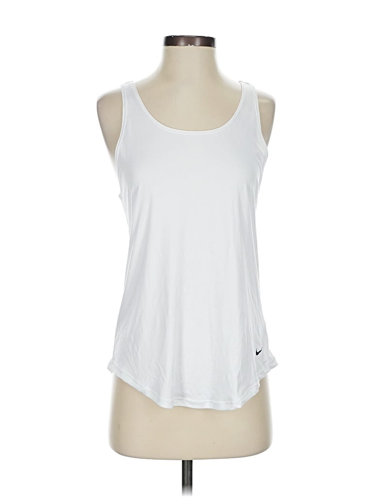 Pre-owned Nike Active Tank Top In White