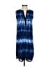Vince. 100% Polyester Tie-dye Blue Casual Dress Size XS - photo 1