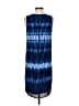 Vince. 100% Polyester Tie-dye Blue Casual Dress Size XS - photo 2