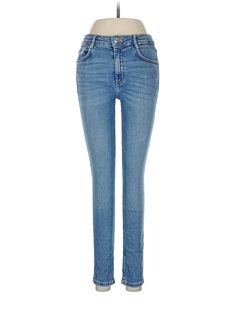 Pre-owned Zara Jeans In Blue