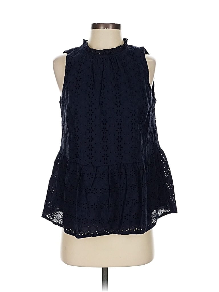 Ann Taylor Loft Sleeveless Blouse In Blue