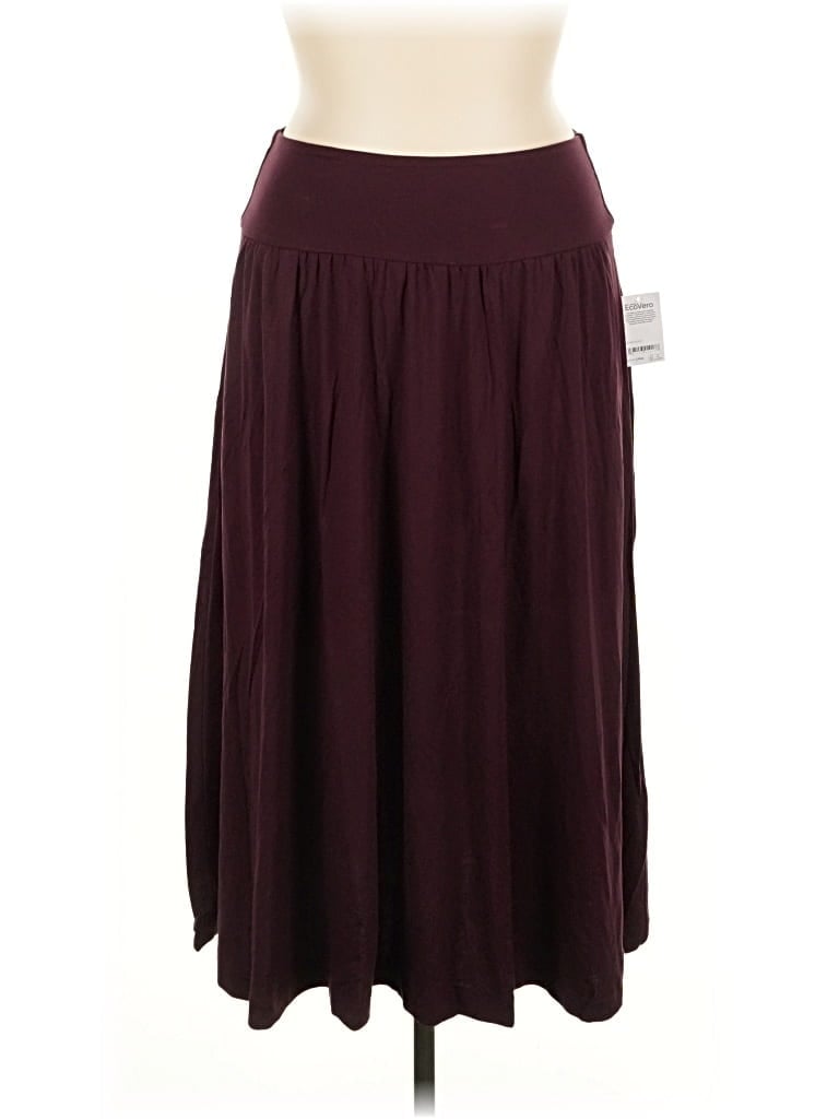 Amazon Essentials Casual Skirt In Burgundy