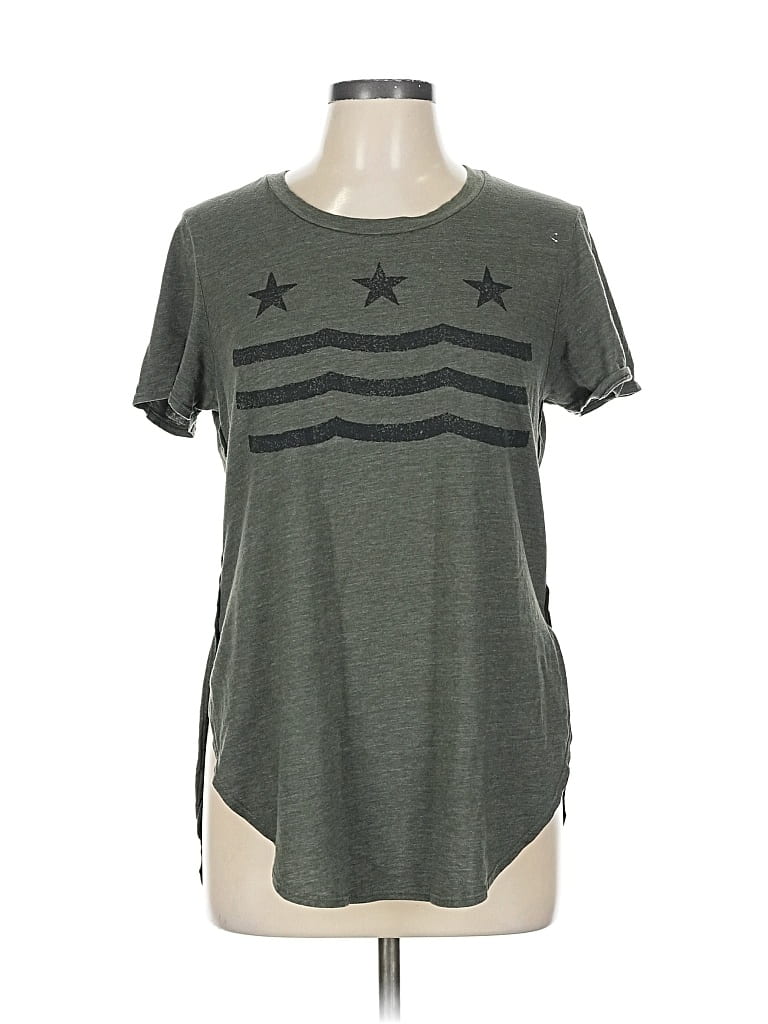 Pre-owned Sol Angeles Short Sleeve T-shirt In Green