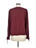 CeCe Burgundy Long Sleeve Blouse Size M - photo 2