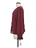 CeCe Burgundy Long Sleeve Blouse Size M - photo 5