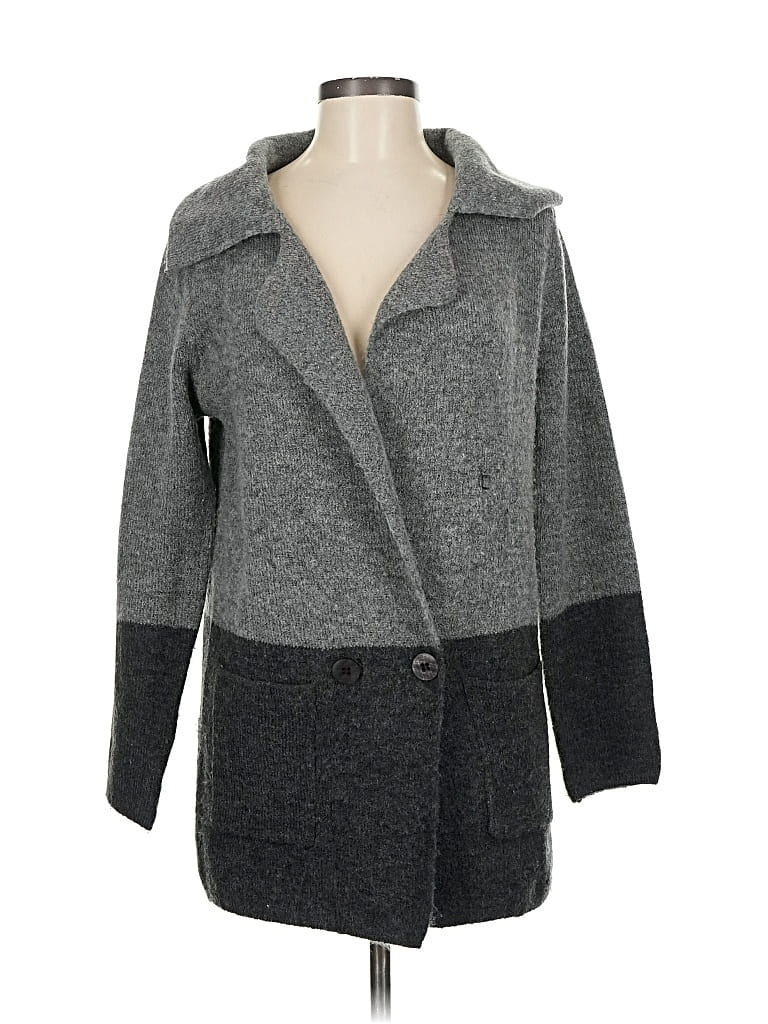 Pre-owned Ya Los Angeles Cardigan Sweater In Gray