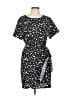 Shein 100% Polyester Polka Dots Black Casual Dress Size 12 - photo 1