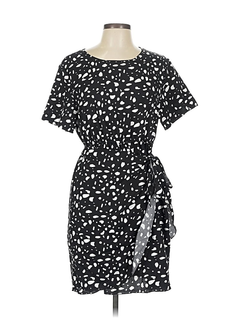 SHEIN Pre-owned Casual Dress In Black