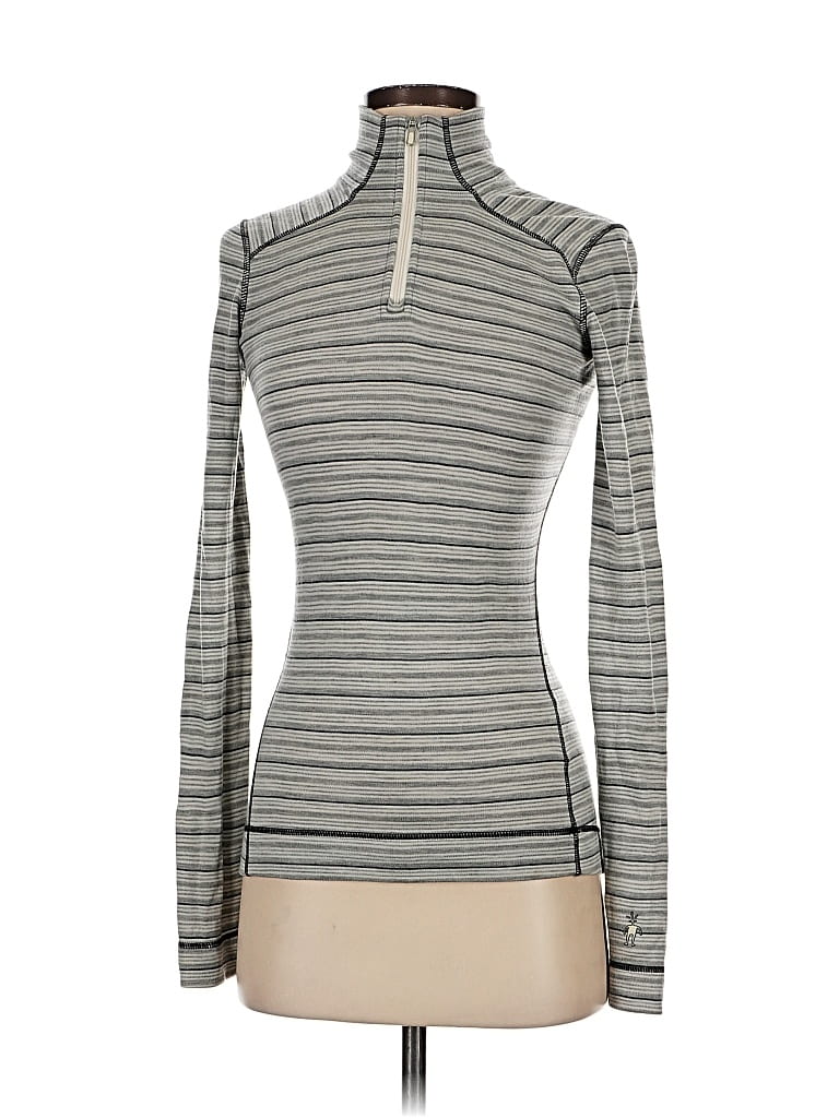 Pre-owned Smartwool Wool Pullover Sweater In Silver