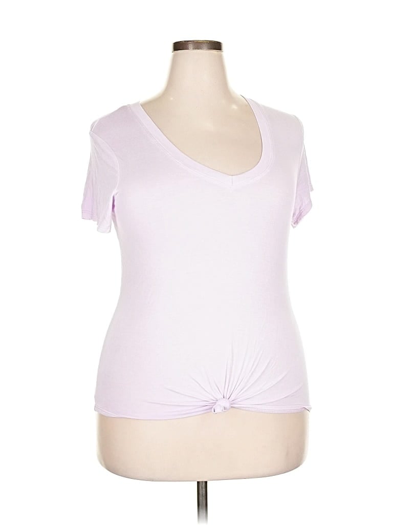 Pre-owned Xhilaration Short Sleeve T-shirt In Purple