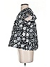 Dylan 100% Cotton Floral Black Short Sleeve Blouse Size S - photo 5