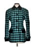 Worth Plaid Teal Wool Coat Size 4 - photo 1