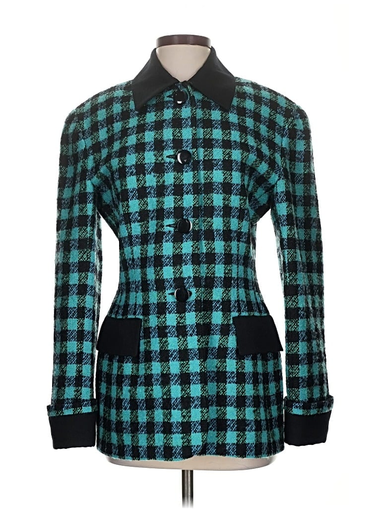 Pre-owned Worth Wool Coat In Blue