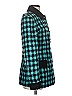 Worth Plaid Teal Wool Coat Size 4 - photo 4