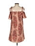 Madewell 100% Polyester Paisley Tan Casual Dress Size XS - photo 2