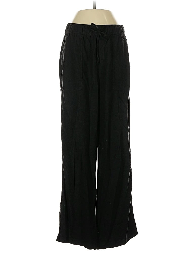 Pre-owned Gap Linen Pants In Black