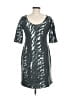 Scarlett Metallic Silver Cocktail Dress Size 6 - photo 2