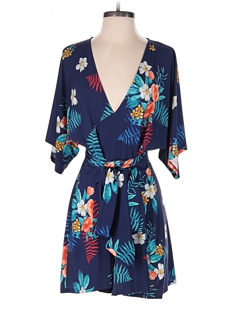 Pre-owned Express Romper In Blue