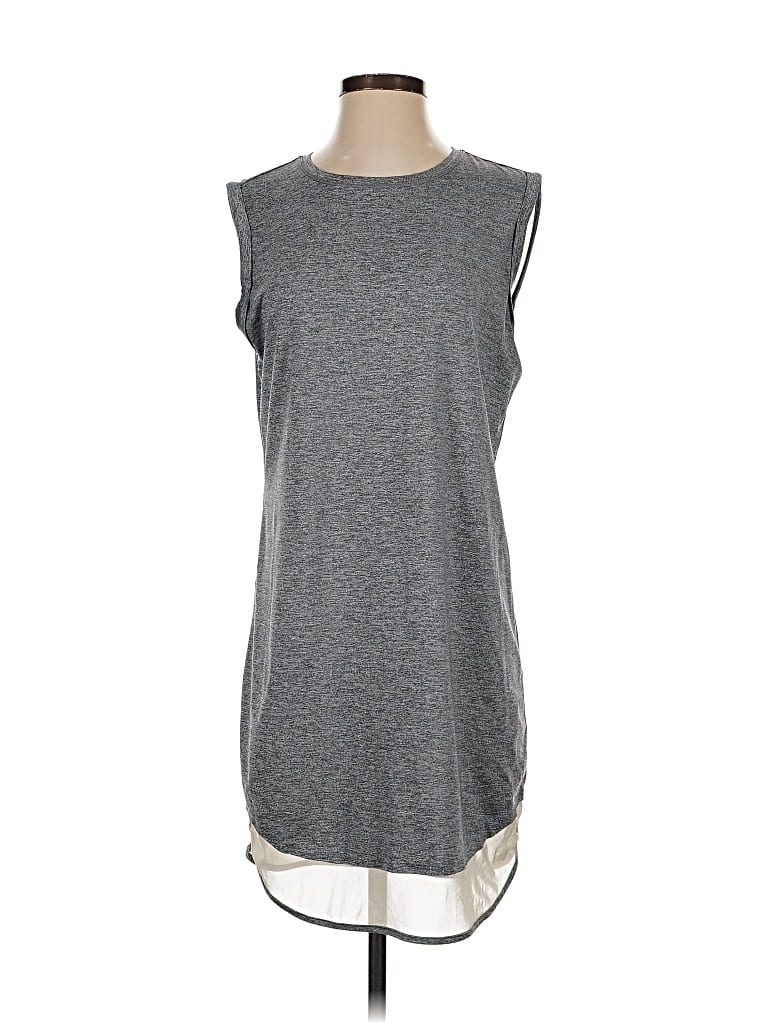 Pre-owned Athleta Casual Dress In Gray