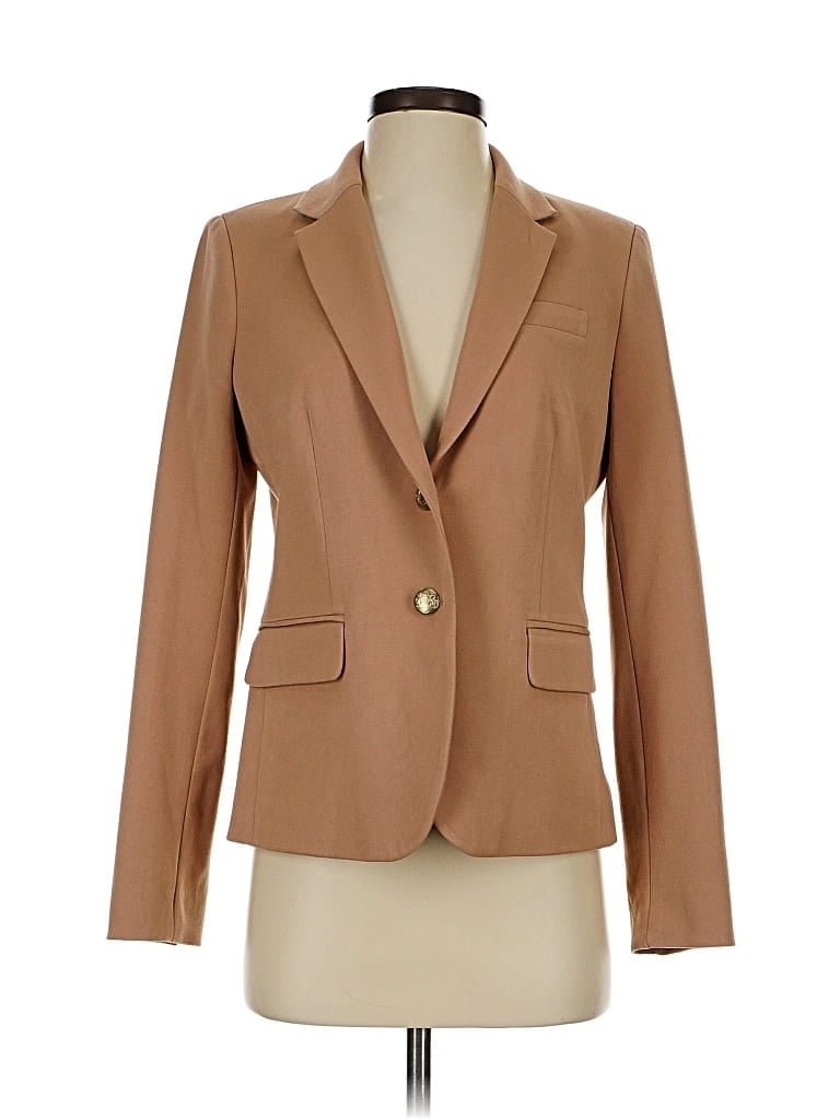 Pre-owned J.crew Factory Store Blazer Jacket In Brown