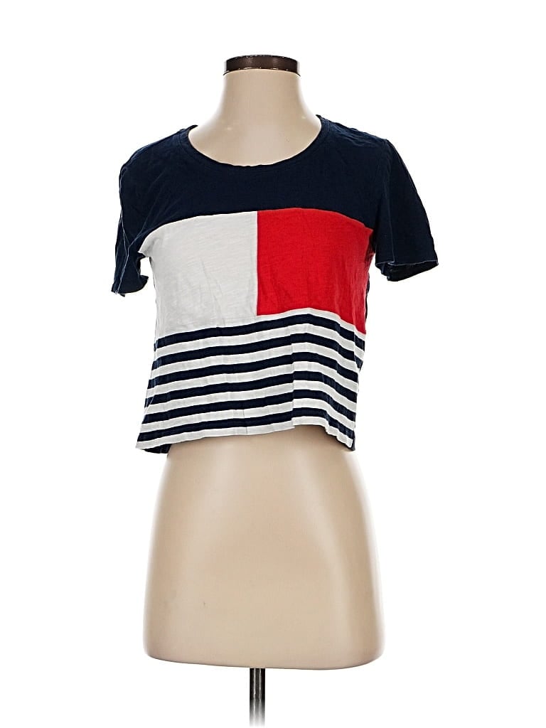 Pre-owned Tommy Hilfiger Short Sleeve T-shirt In Blue