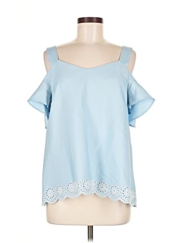 Blue Rain Sleeveless Blouse (view 1)