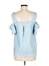 Blue Rain Blue Sleeveless Blouse Size M - photo 2