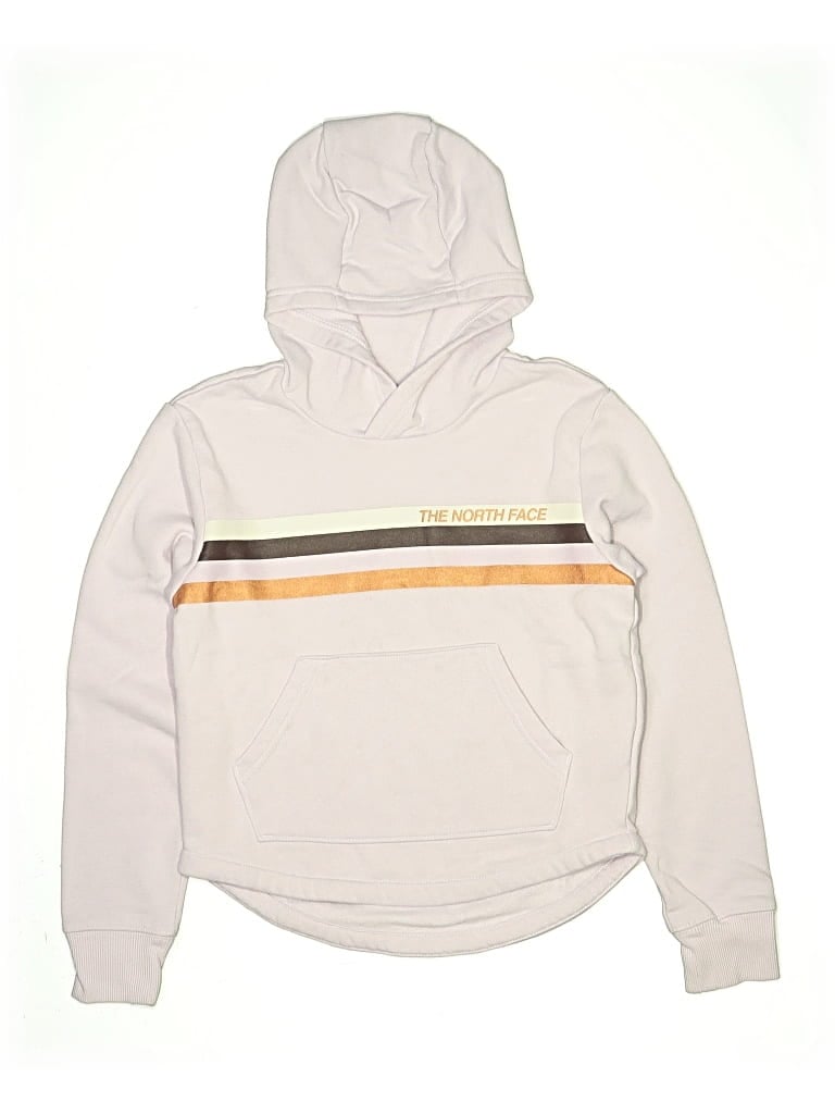 Pre-owned The North Face Kids' Pullover Hoodie In White