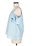 Blue Rain Blue Sleeveless Blouse Size M - photo 5