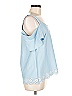 Blue Rain Blue Sleeveless Blouse Size M - photo 4