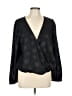 A New Day Black Long Sleeve Blouse Size L - photo 1