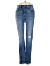 Good American Hearts Blue Jeans Size 0 - photo 1