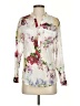 Assorted Brands 100% Cotton Floral Ivory 3/4 Sleeve Blouse Size S - photo 1