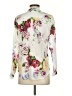 Assorted Brands 100% Cotton Floral Ivory 3/4 Sleeve Blouse Size S - photo 2