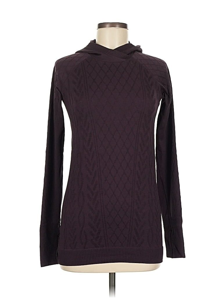 Pre-owned Lululemon Athletica Turtleneck Sweater In Purple