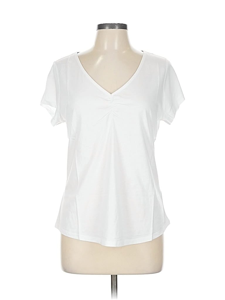 Pre-owned Boden Short Sleeve T-shirt In White