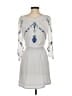 Parker 100% Polyester White Cocktail Dress Size S - photo 2
