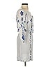 Parker 100% Polyester White Cocktail Dress Size S - photo 4