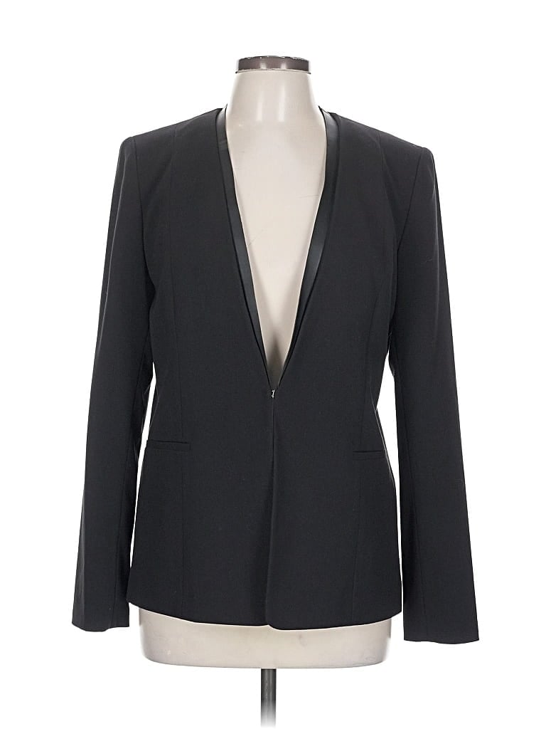 Pre-owned Tahari Blazer Jacket In Gray