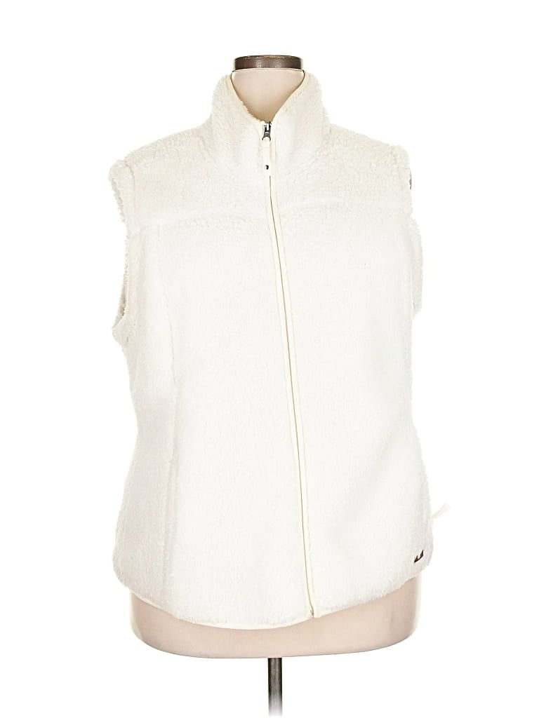 Pre-owned Free Country Vest In White