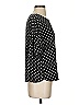 Slate & Willow Polka Dots Black Short Sleeve Blouse Size S - photo 4