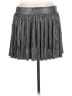 Georgie Metallic Gray Casual Skirt One size - photo 1