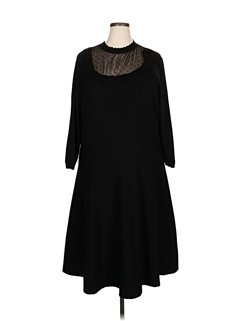 Pre-owned Draper James Rsvp Casual Dress In Black