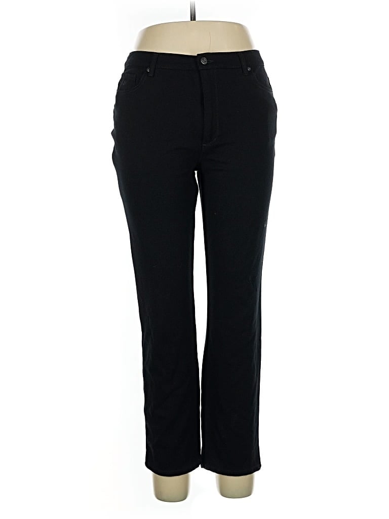 Pre-owned Gloria Vanderbilt Casual Pants In Black