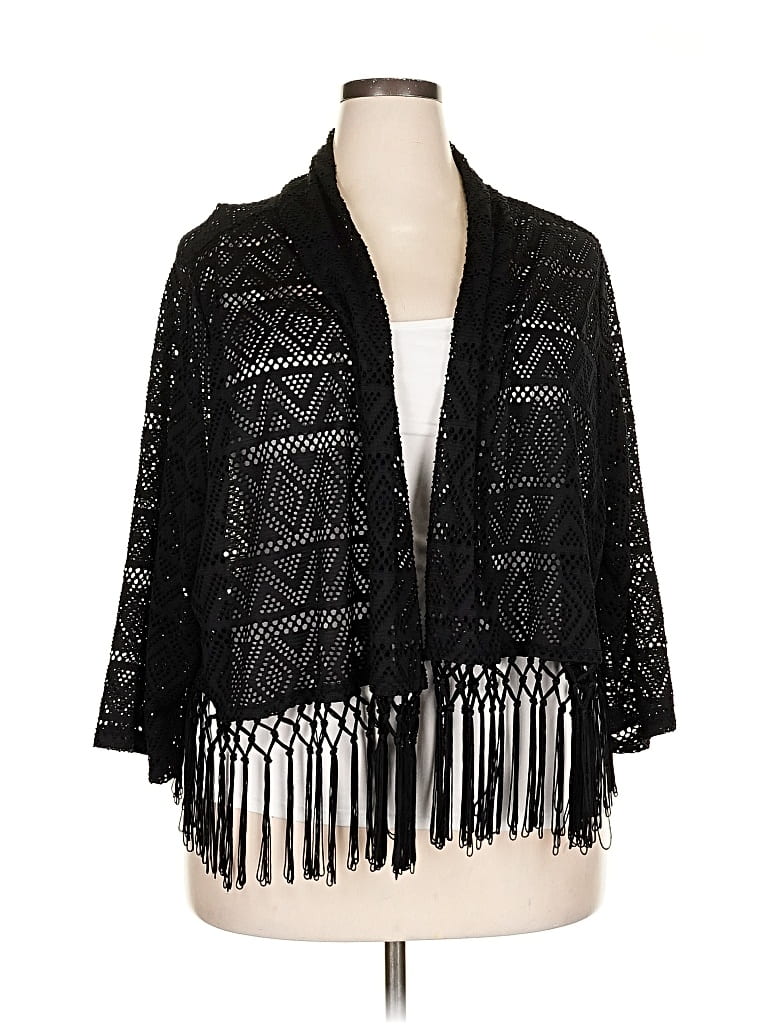 CATHERINES Pre-owned Cardigan Sweater In Black